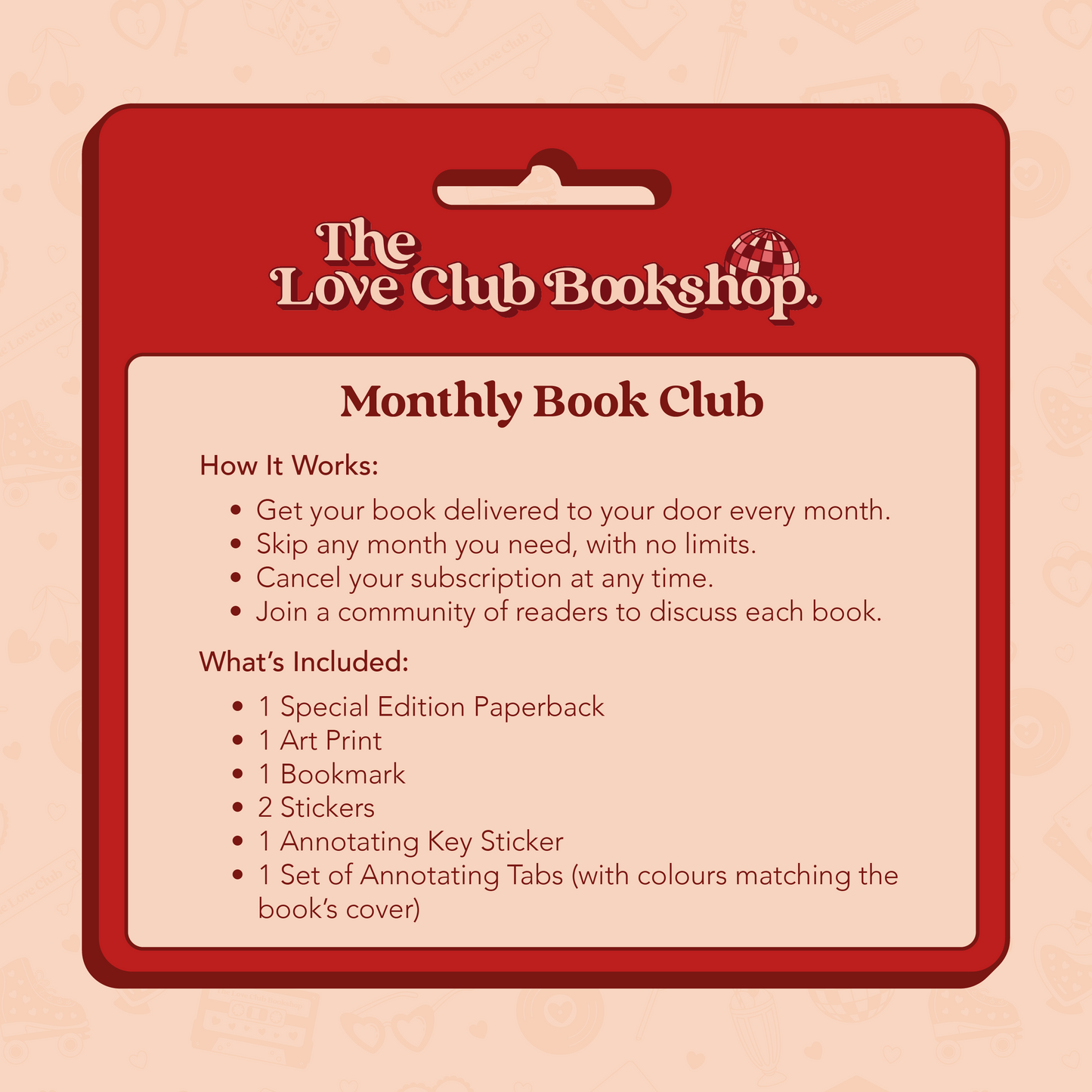 Monthly Book Club Subscription