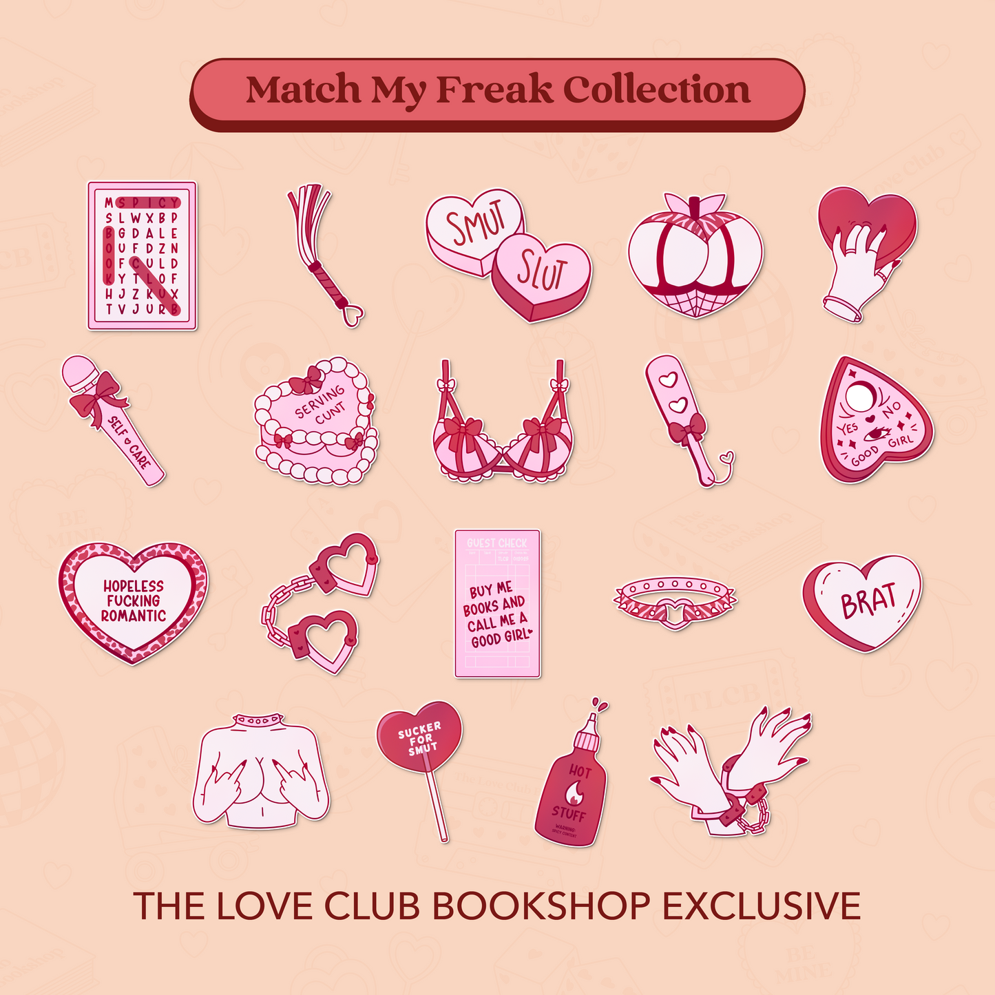 Match My Freak Full Sticker Set