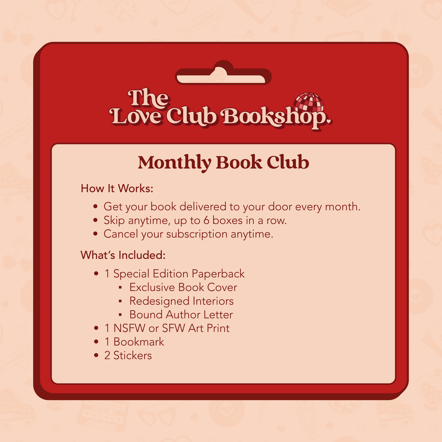 Monthly Book Club Subscription