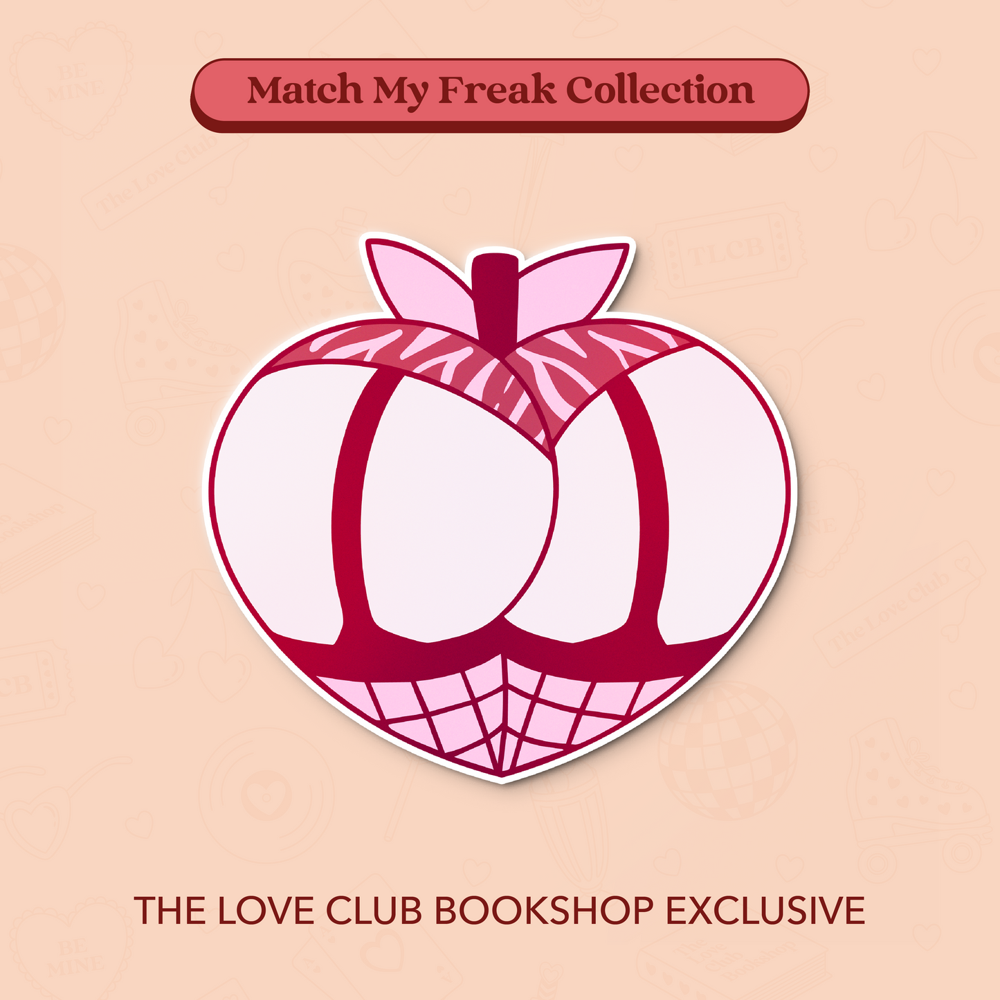 "Peach Booty" Sticker